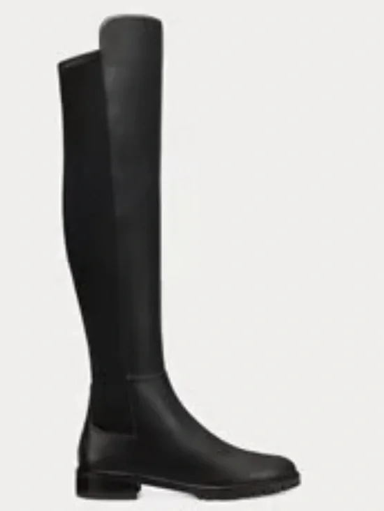 Stuart Weitzman Black Over-the-Knee Riding Boot