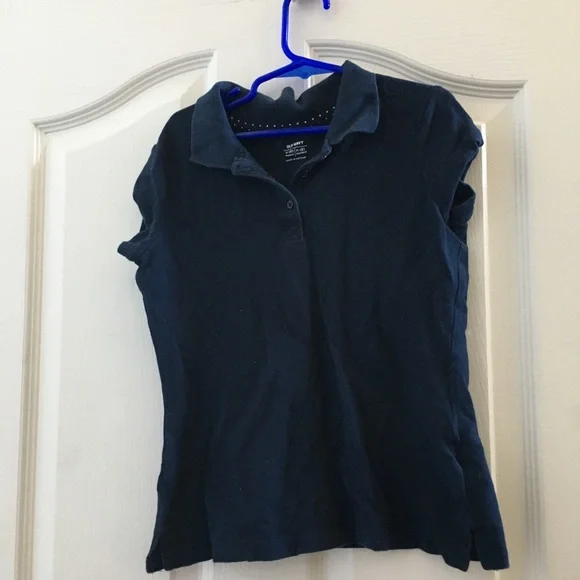FINAL MARKDOWN Girls old navy polo shirt medium 8