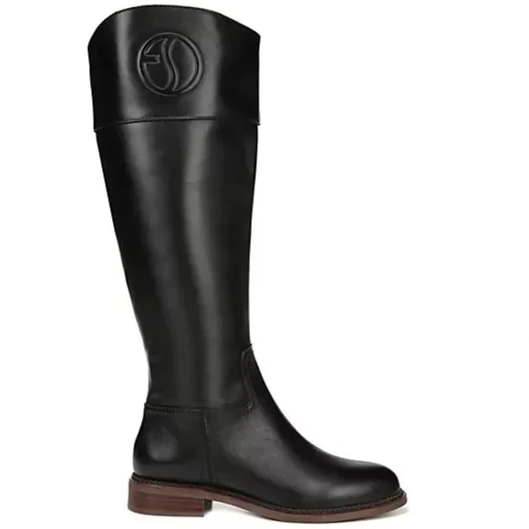 FRANCO SARTO Leather Knee High Riding Boots
