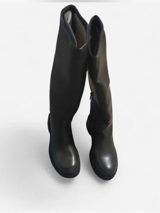 American Eagle Outfitters Black Over-the-Knee Riding Boots