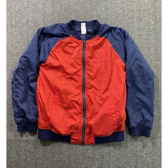 Old Navy Jacket Jersey Style Reversible Blue Red Size XL(14/16)