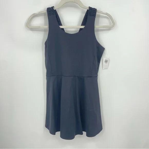NWT OLD NAVY ACTIVE POWERSOFT‎ BLACK TENNIS DRESS SZ XL 14/16 Go Dry