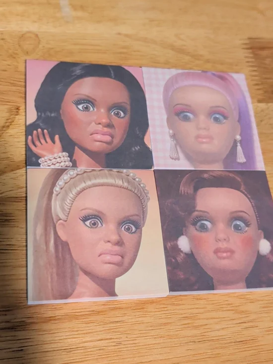 Doll Face Sticky Notes - Buyer's Choice
