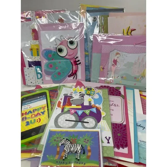 Lot 27 New Greeting Cards Variety,  Assortment Paper Magic Group, Hallmark +