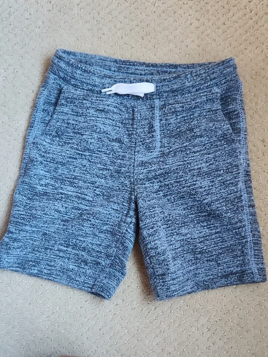 ❤️3/15$❤️Old Navy boy's Heathered Blue-Gray Athletic Shorts
