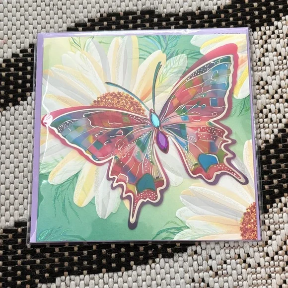 🆕Papyrus Ornate Butterfly Greeting Card