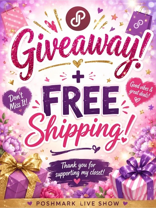 Giveaway + Free Shipping