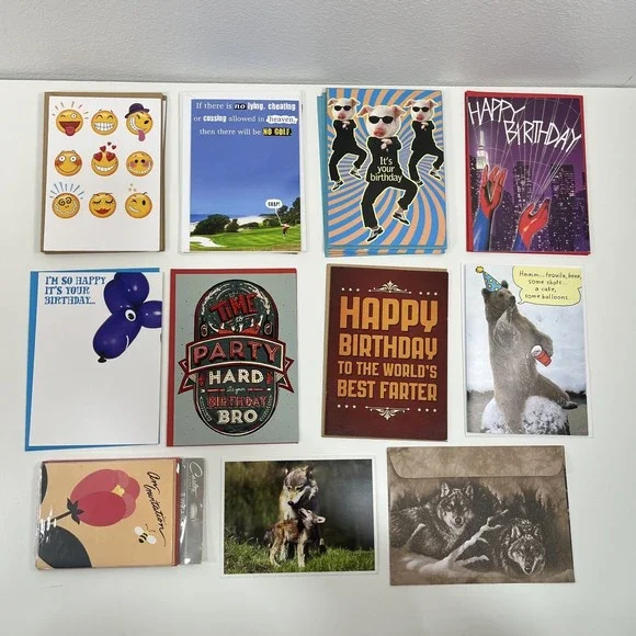 Lot of Misc‎ New Holiday / Birthday / Christmas Cards Invitations With Envelopes