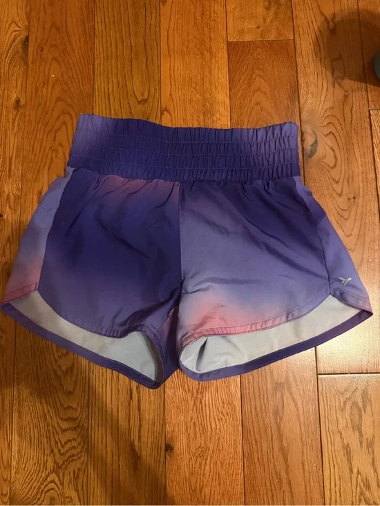 Old Navy Active Girls Purple Ombre Athletic Shorts