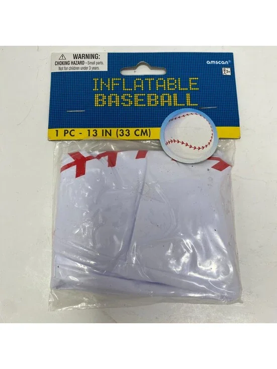Amscan Inflatable Baseball Beach Ball 13