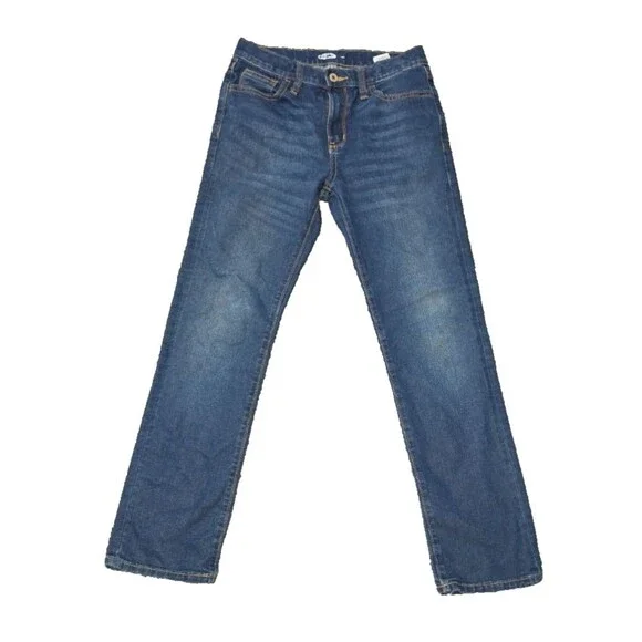 Old Navy Kids Denim Jeans Size 14 Whiskered Girl Boy