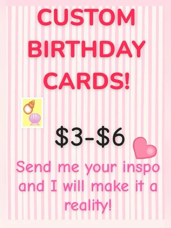 Custom Birthday Cards