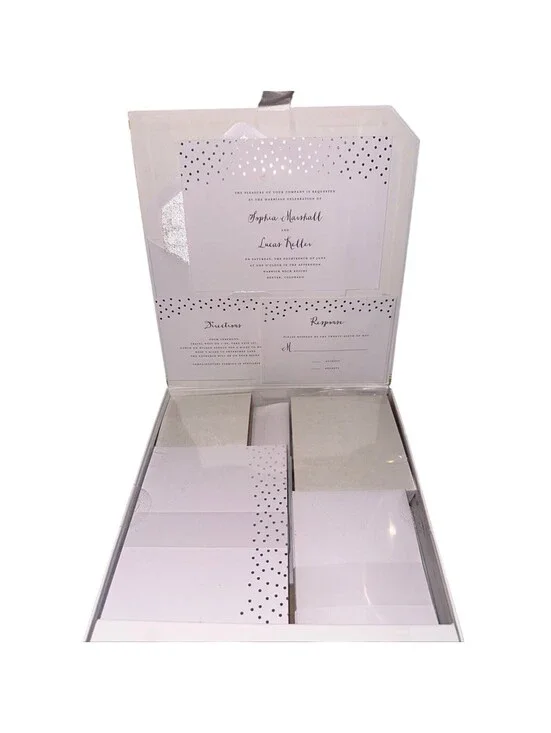 NIB 30 Customizable Sets Wedding Invitation Printable 150 Pieces Envelopes RSVP
