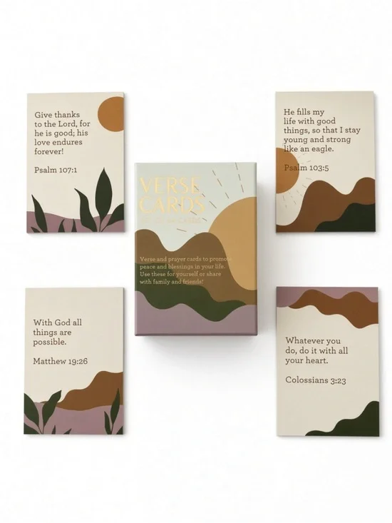Delilah Jane Verse Cards Set of 64 Prayer Bible Scripture Cards Christian NEW
