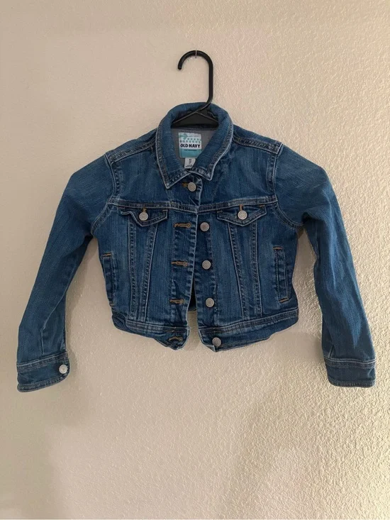Old Navy Girls Blue Denim Jean Jacket