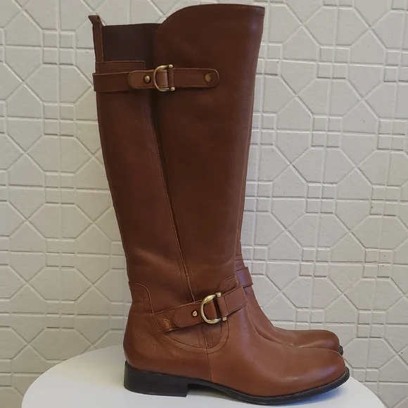 Naturalizer Brown Tall Riding Boots