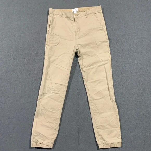 Old Navy Kids Khaki Jogger Pants Size‎ 16 Cotton Spandex Blend