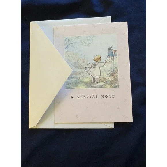 Note Card with White Envelope | Special Note and Little Girl design By Hallmark