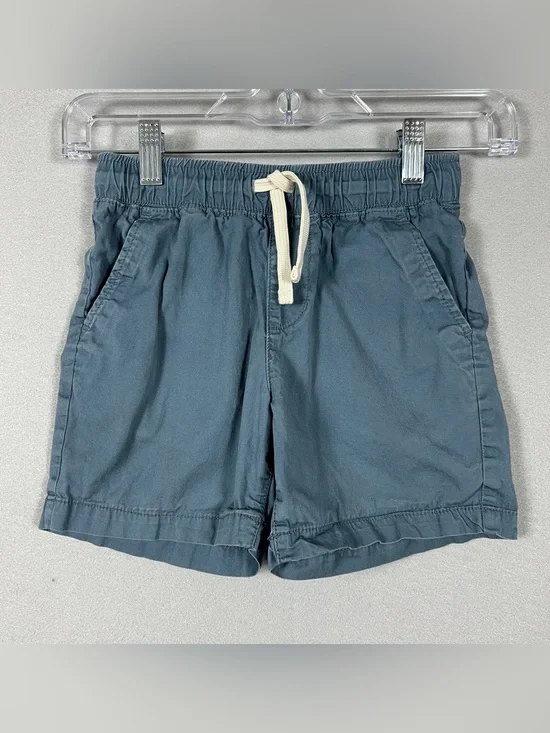 Old Navy Boys Pull-On Shorts Size S 6-7 Blue Cotton Elastic Waist