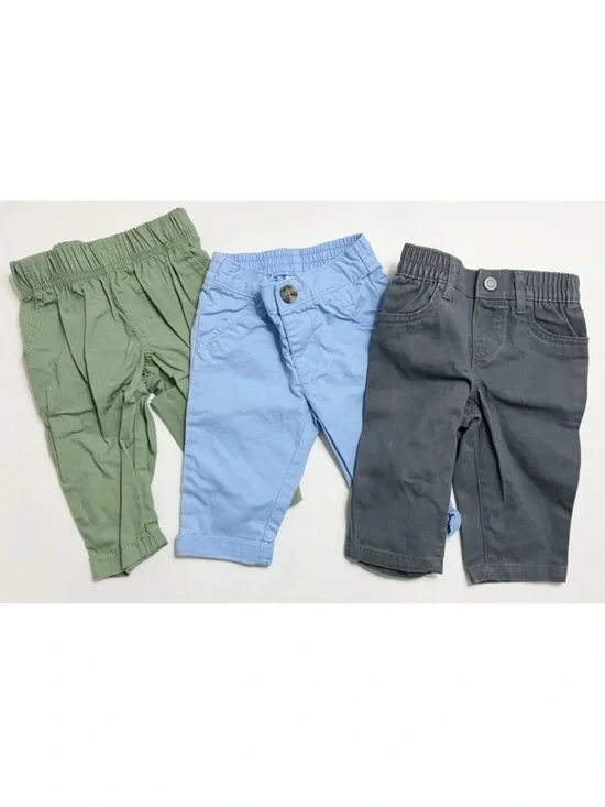 Various Brands • Green Blue Grey Baby Pants