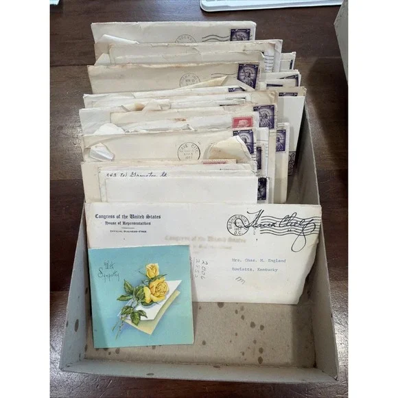 73- 1957 Addressed stamped envelopes Mostly Sympathy Cards