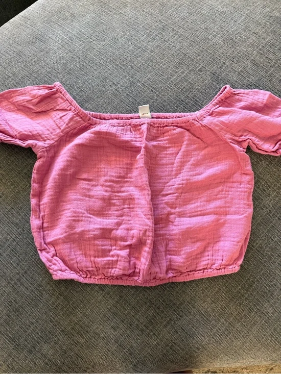 Old Navy girls pink crop top