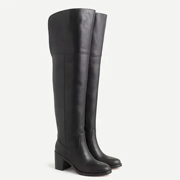 J. Crew 'Over The Knee' Leather Boot Sz 8.5 NWOB
