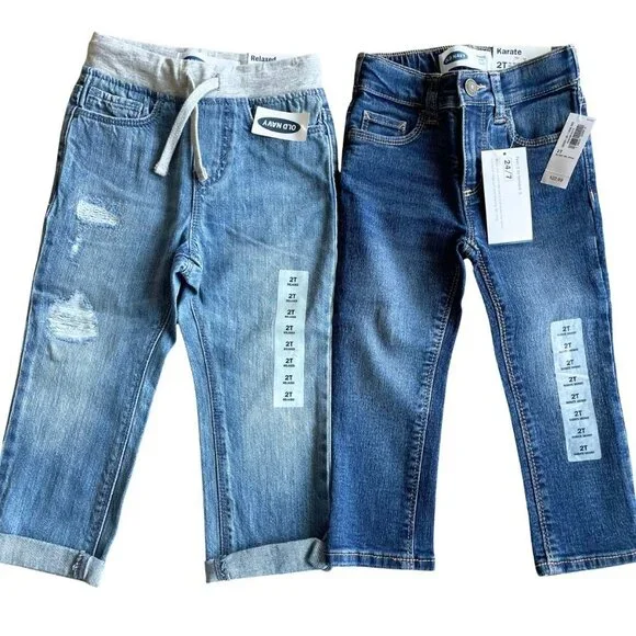 NEW Bundle of Old Navy Toddler Denim‎ Jeans - Size 2T