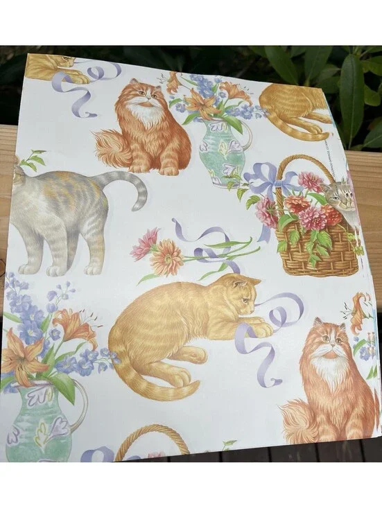 Vintage Current Gift Wrapping Paper 24