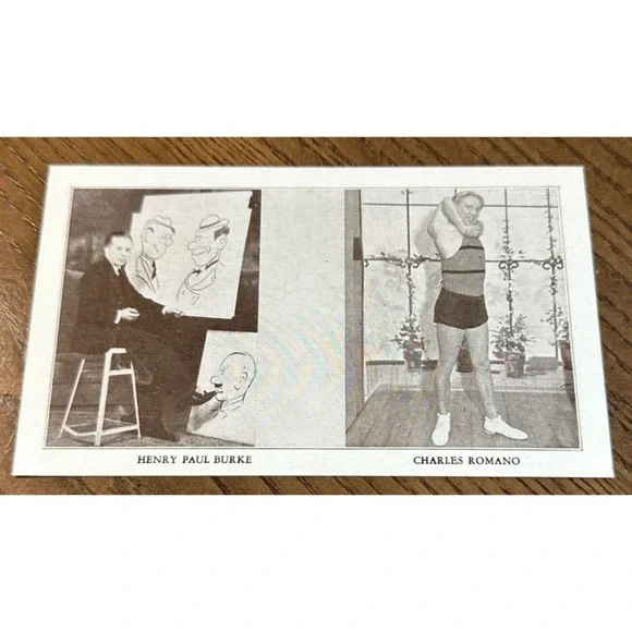 Ripley's Odditorium 1935 Postcard‎ Henry Paul Burke Charles Romano Cartoonist