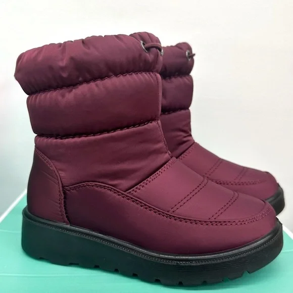 GIRLS Black Winter Snow/Rain Boots
