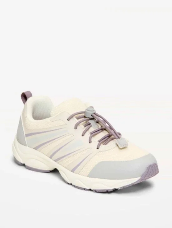 Girls Toggle Lace Sneakers