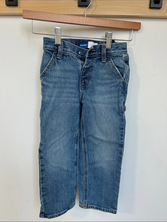 Old Navy Boys 4T Medium Blue Straight Jeans