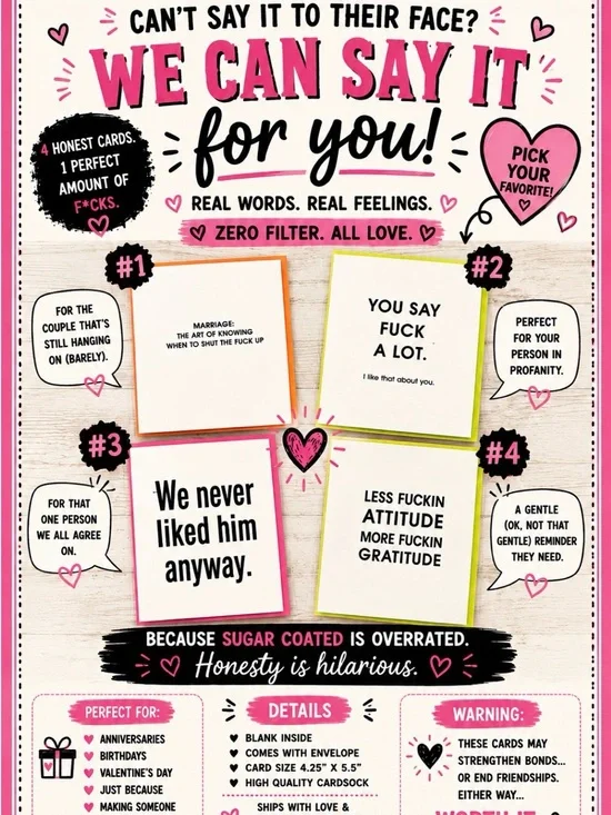 We Can Say It For You! Pick Your Favorite Card!! You Choose! 😊