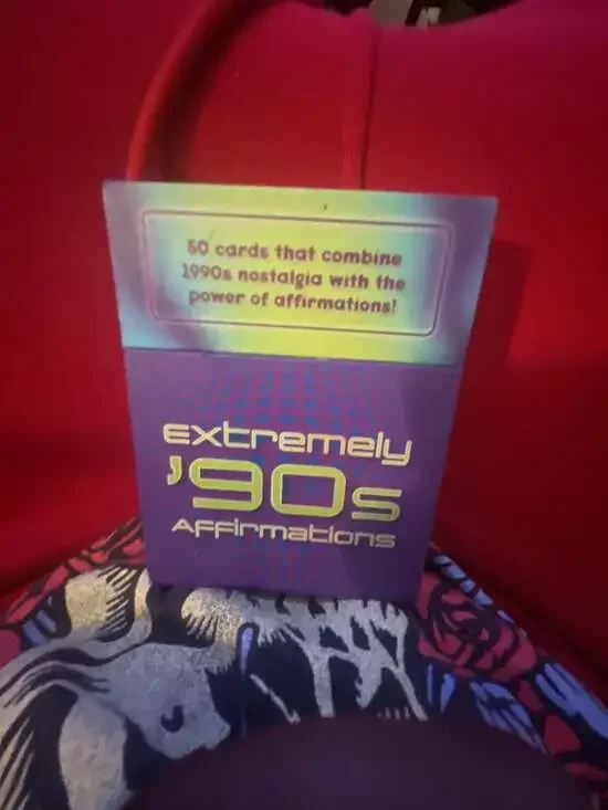 Knock Knock Extremely '90s Affirmations Card Deck