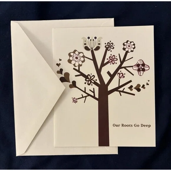 Friendship Card with White Envelope | Nature and Tree design by Habitat