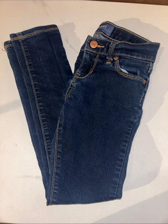 5/$20 Old Navy | Dark Blue Kids “Super Skinny” Jeans