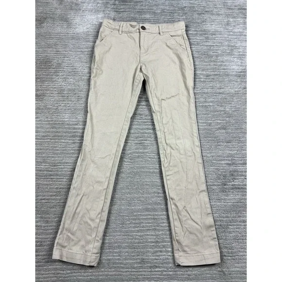 Old‎ Navy Pants Boys 14 Slim Beige Skinny Adjustable Chino Casual