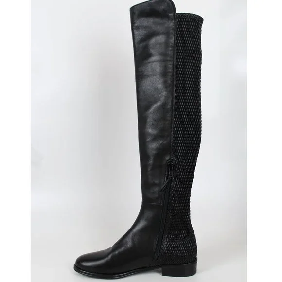 NEW Stuart Weitzman Alljenn Over the Knee Boot, Black, US 5