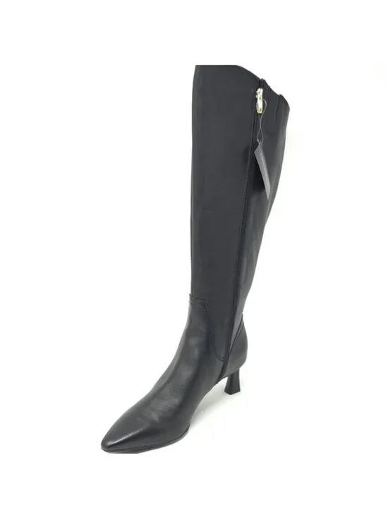 Naturalizer Womens Deesha - Wide Calf Boot Black 10 Wide