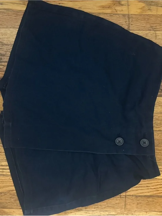 Old Navy Navy Girls' Skort with Button Detail