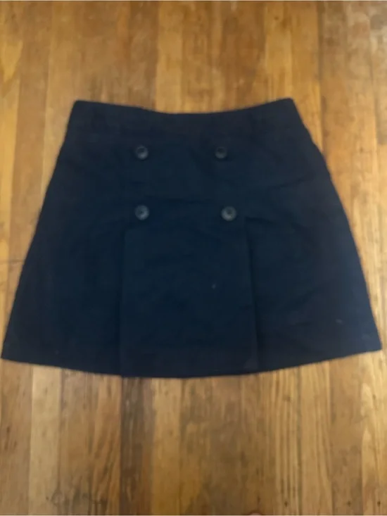 Old Navy Navy Double-Button Skort