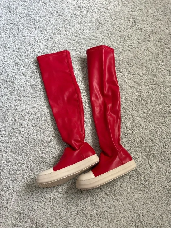 Women Thigh High Boots Over the Knee Booties Flats Sneakers Oxfords Size 35