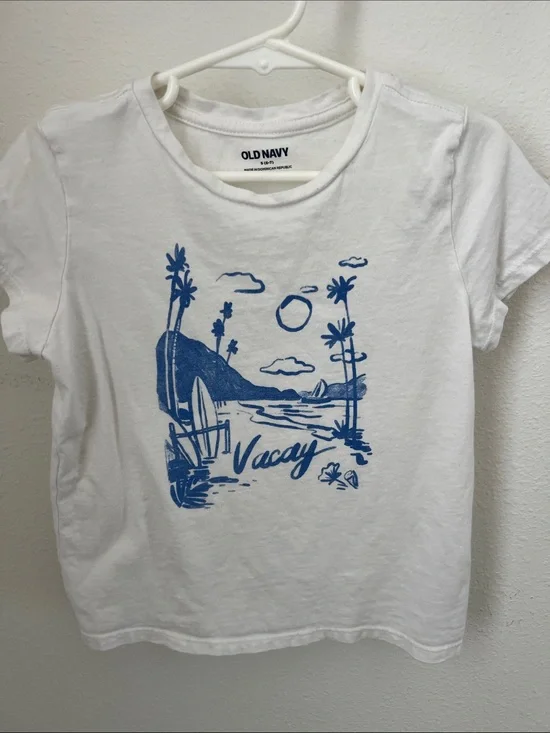 ⭐️3/$15 (S6/7) Old Navy Vacay Surfboard Tee Shirt