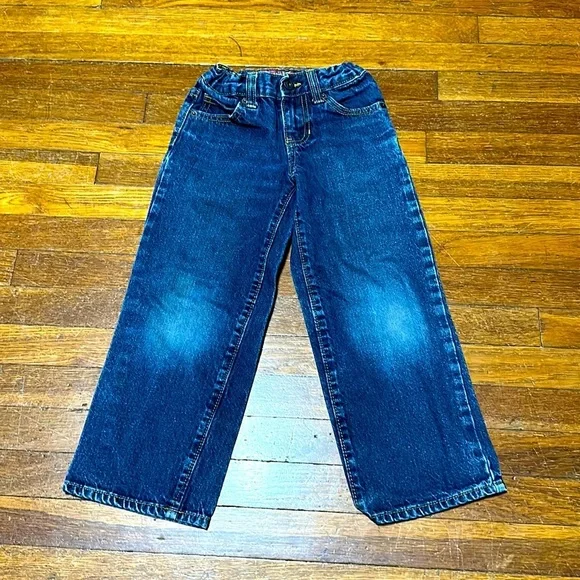Old Navy Boys Regular Loose Fit Jeans, Sz 5