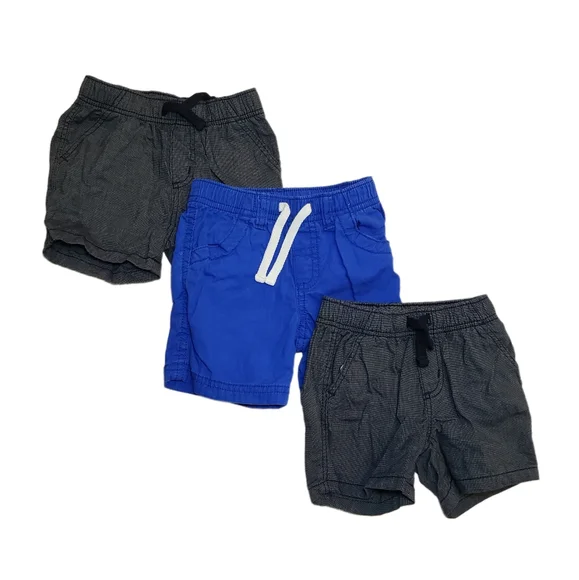 Old Navy 6-12m Baby Boy Set of 3 Summer Shorts