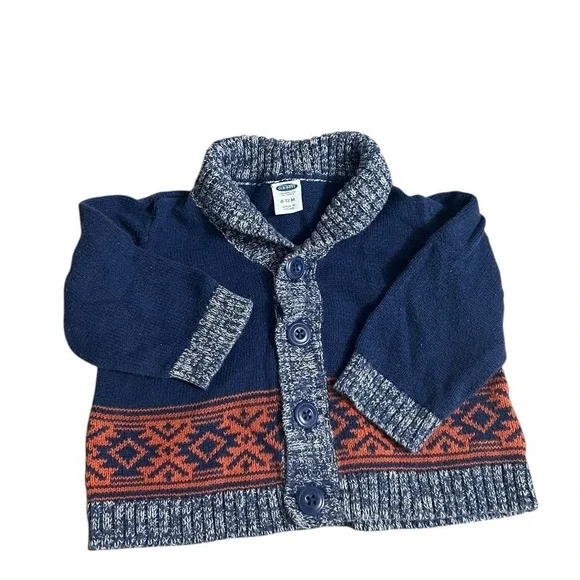 Old‎ Navy Boys Shawl-Collar Cardigan 6-12 Months