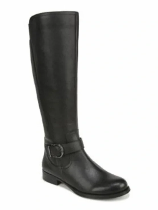 Naturalizer Jaya Riding Boot- Extra Wide Calf- Black