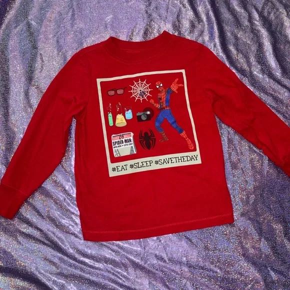 Boys Spiderman Shirt