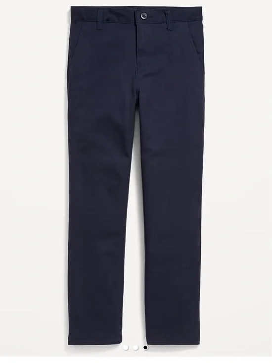 Old Navy Navy Boys Straight-Leg Chino Pants